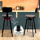 Rustic Industrial Metal Bar Stool