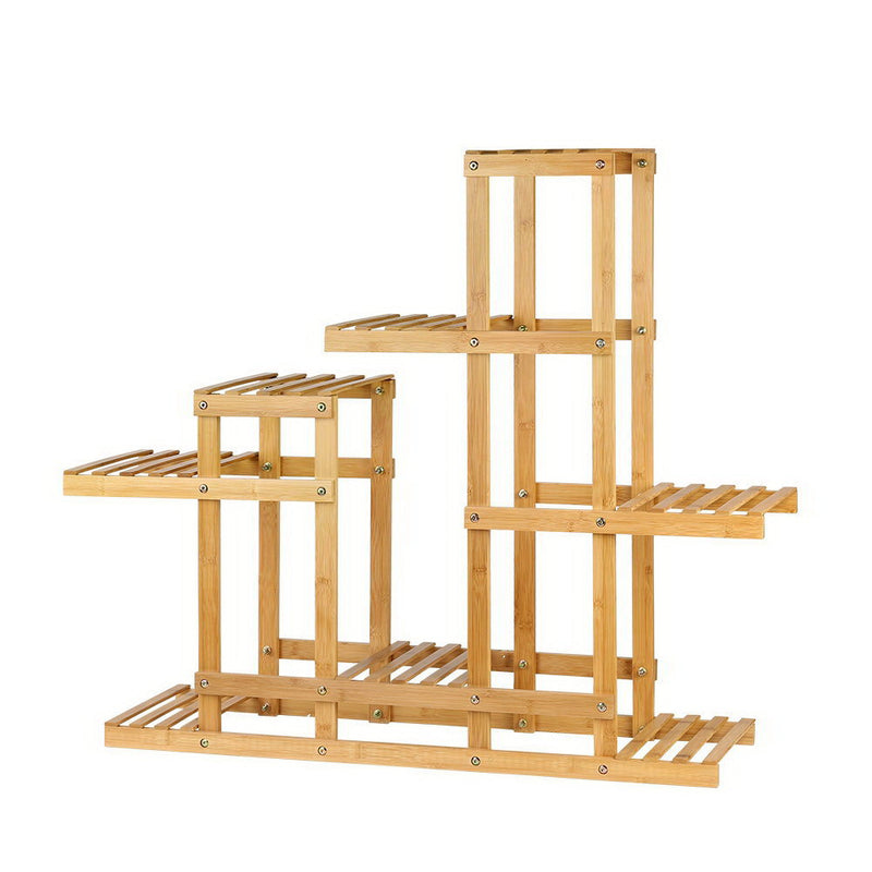 Bamboo Wooden Plant Stand Garden Planter Flower Pots Stand Shelf