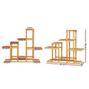Bamboo Wooden Plant Stand Garden Planter Flower Pots Stand Shelf
