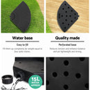 Outdoor Umbrella Stand 4 x Base Pod Plate Sand/Water Patio Cantilever Fanshaped