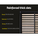 LISA Double Full Size Gas Lift Bed Frame Base With Storage Mattress White Leather