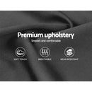 Double Full Size Bed Frame Base Mattress Fabric Wooden Charcoal VANKE