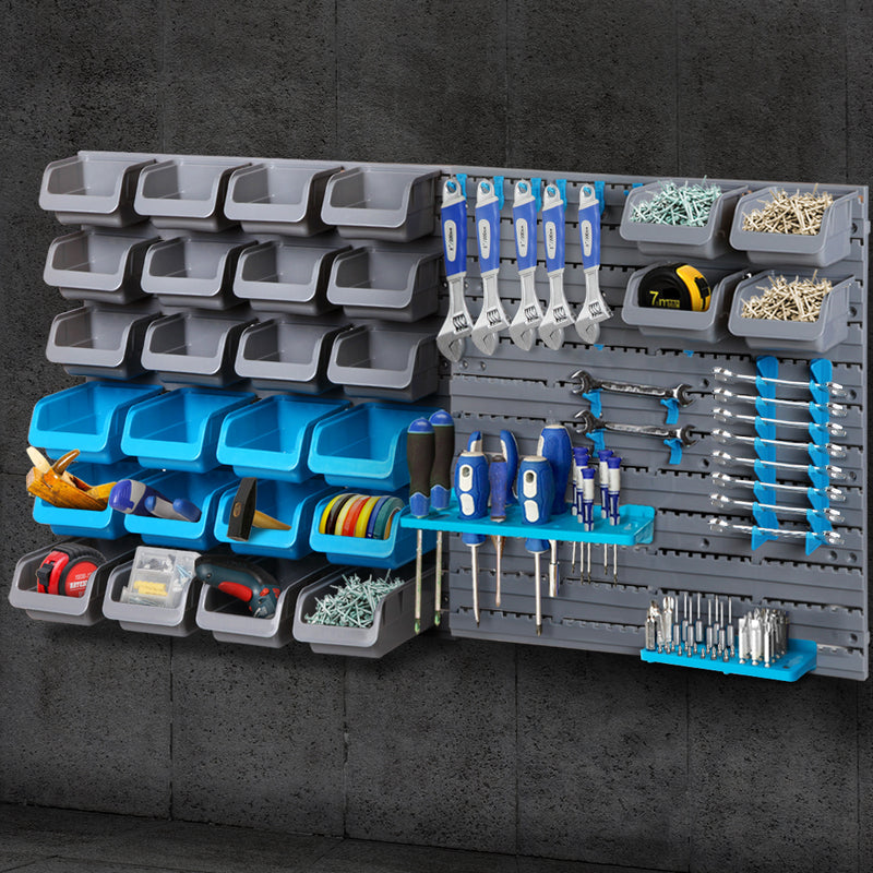 44 Bin Wall Mounted Rack Storage Organiser
