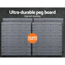 88 Parts Wall-Mounted Storage Bin Rack Tool Garage Shelving Organiser Box