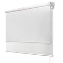 Roller Blinds Blockout Blackout Curtains Window Double Dual Shades 2.1X2.1M WHWH