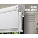 Roller Blinds Blockout Blackout Curtains Window Double Dual Shades 0.9X2.1M WHWH