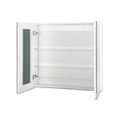 Bathroom Vanity Mirror with Storage Cabinet - White