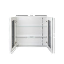 Bathroom Vanity Mirror with Storage Cabinet - White