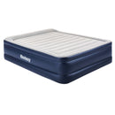 Queen Air Bed Inflatable Mattress Sleeping Mat Battery Built-in Pump