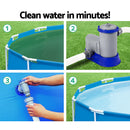 1500 GPH Filter Pump Swimming Pool Cleaner