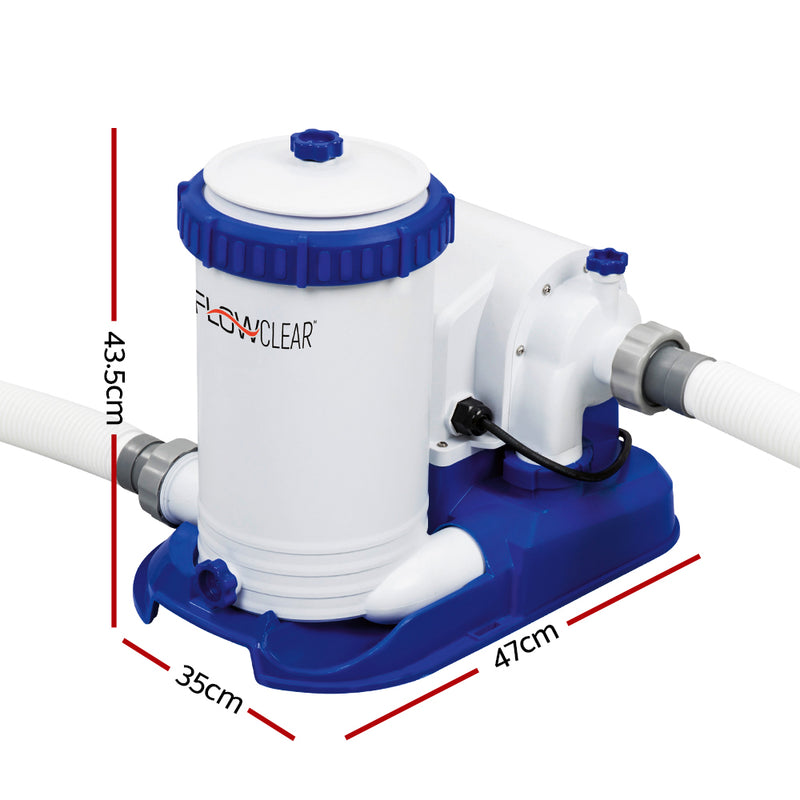 2500 GPH Filter Pump Swimming Pool Cleaner