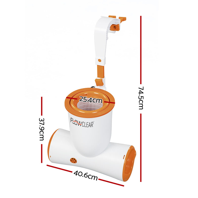 Skimatic Filter Pump Skimmer Combo Surface Skimmer Flowclear 3,947L/H