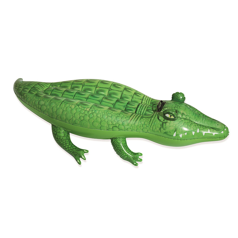 Inflatable Pool Float Crocodile Rider 168cm Pool Toy Play Pool