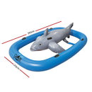 3.1m Inflatable Pool Floating Raft Bull Riding Toy Raft Float Play Pool