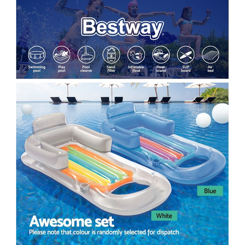 Inflatable Floating Float Floats Floaty Lounger Toy Pool Bed Seat Play