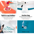 Inflatable Floating Water Float Pool Lounge Island Swimming Chair Beach