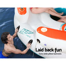 Inflatable Floating Water Float Pool Lounge Island Swimming Chair Beach