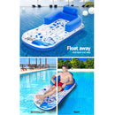 Inflatable Floating Float Floats Pool Lounge Chair Bed Swimming Pools