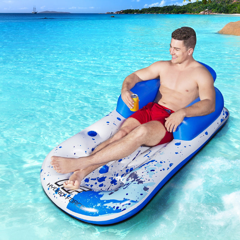 Inflatable Floating Float Floats Pool Lounge Chair Bed Swimming Pools