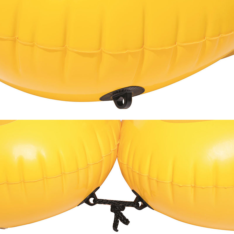 Inflatable Swimming Pool Pizza Slice Water Float Raft Lounge Toy Bed