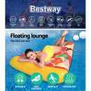Inflatable Swimming Pool Pizza Slice Water Float Raft Lounge Toy Bed
