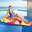 Inflatable Swimming Pool Pizza Slice Water Float Raft Lounge Toy Bed