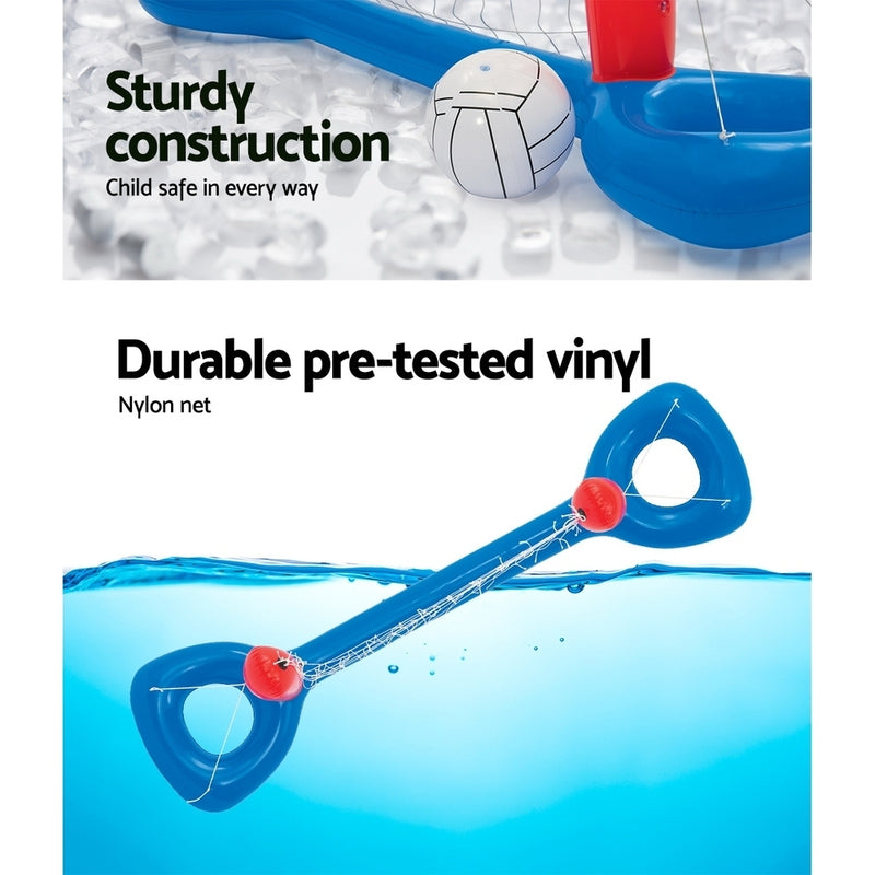Inflatable Pool Volleyball Set & Ball Floating Swimming Pool Game Toy