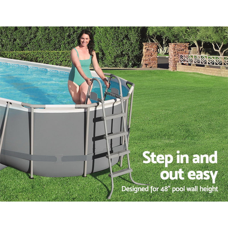 Above Ground Pool Ladder with Removable Steps