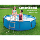 Ladder Above Ground Swimming Pools 84cm 32 inch Deep Removable Steps