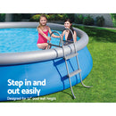 Ladder Above Ground Swimming Pools 84cm 32 inch Deep Removable Steps