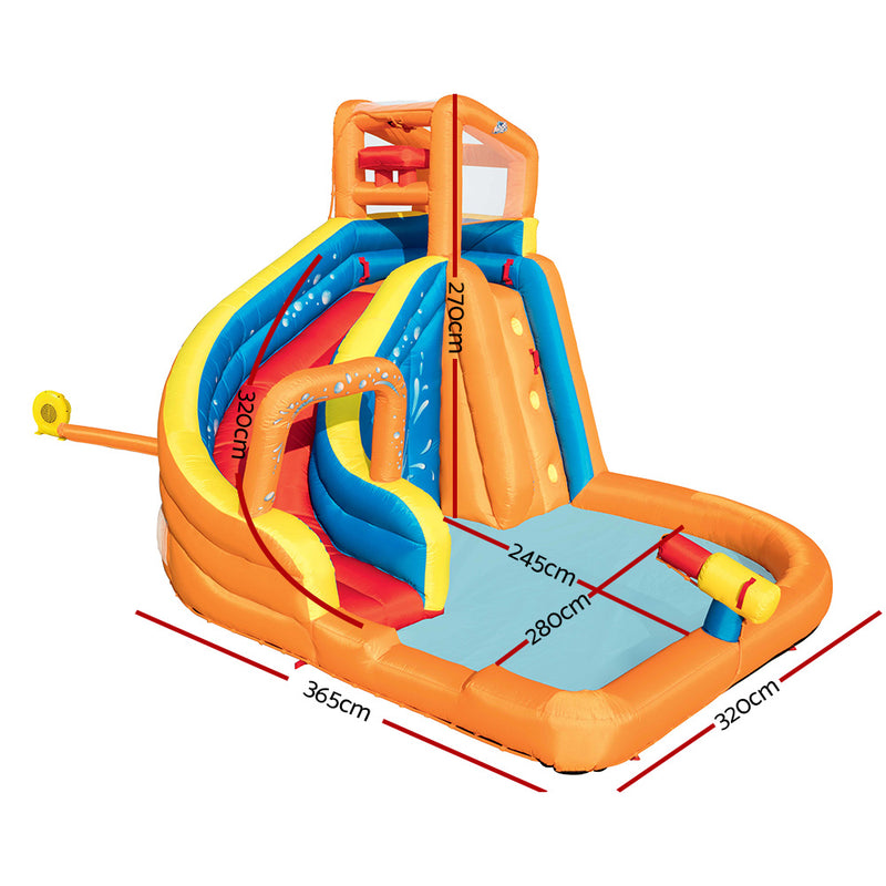 Inflatable Water Slide Pool Slide Jumping Castle Playground Toy Splash