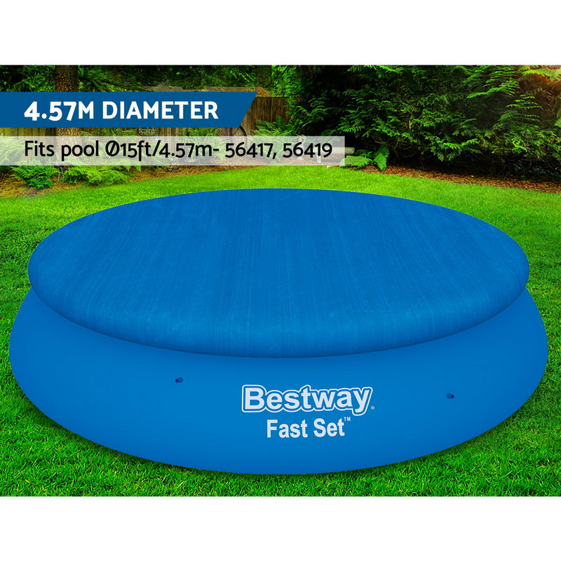 4.57m Swimming Pool Cover For Above Ground Pools LeafStop