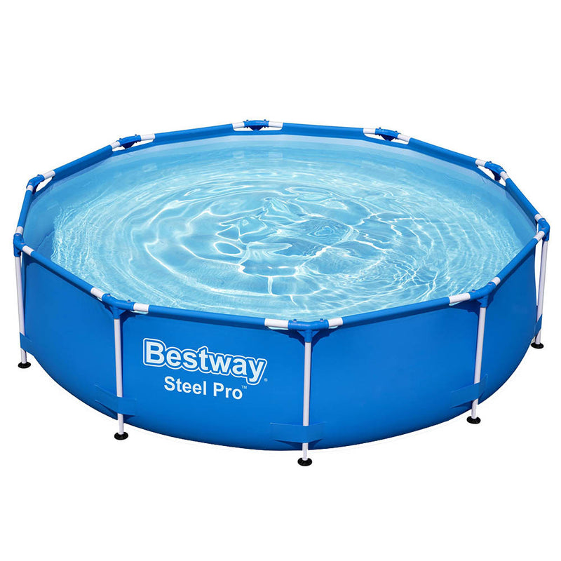 Swimming Pool Above Ground Pools Filter Pump Power Steel Frame