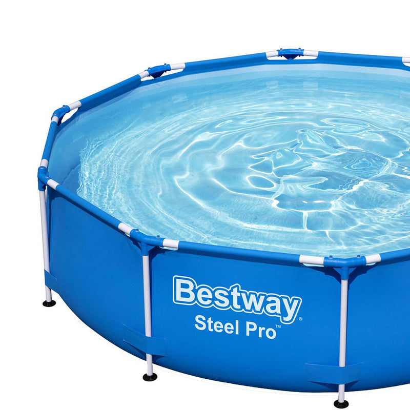 Swimming Pool Above Ground Pools Filter Pump Power Steel Frame