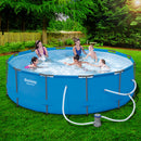 Swimming Pool Above Ground Filter Pump Steel Pro Frame Pools