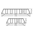 Above Ground Swimming Pool Power Steel™ Rectangular Frame Pools Filter