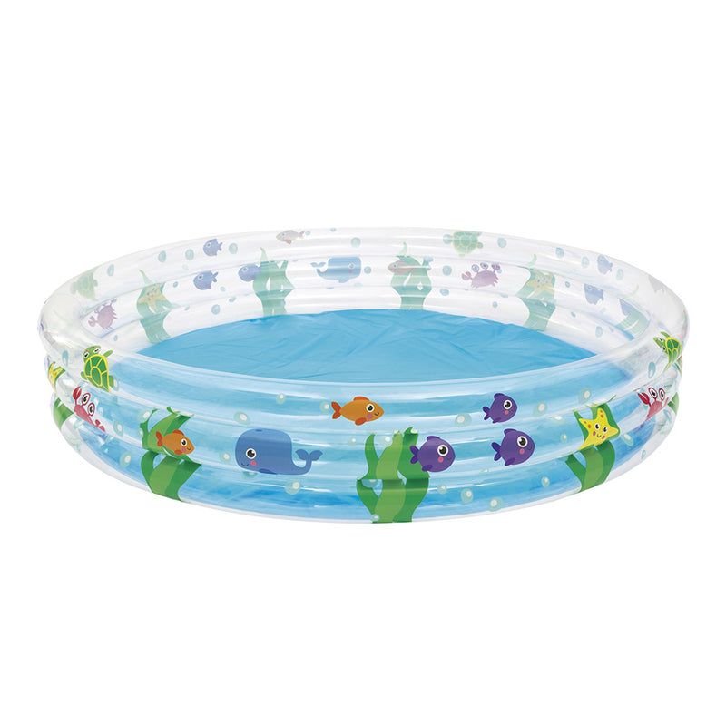 Swimming Pool Above Ground Kids Play Pools Inflatable Family Round Clear