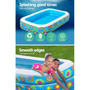 Inflatable Kids Play Pool Swimming Pool Rectangular Family Pools