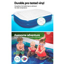 Inflatable Kids Pool Ground Play Pool 3D Undersea Aquarium outdoor