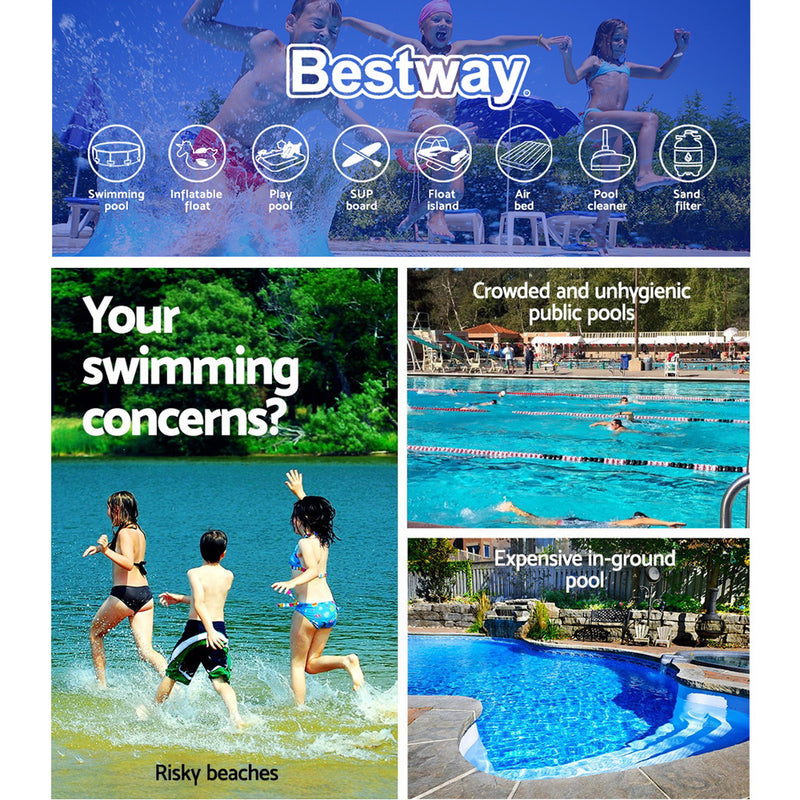 Swimming Pool Above Ground Kids Play Fun Inflatable Round Pools
