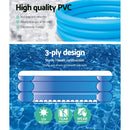 Inflatable Kids Play Pool 3 Ring Elephant Spray Splash Pools Game Toy