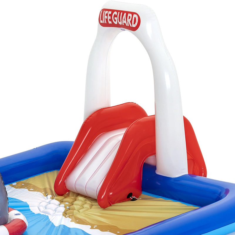 Swimming Pool Above Ground Kids Play Pools Lifeguard Slide Inflatable