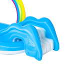 Swimming Pool Rainbow Slide Play Above Ground Kids Inflatable Pools