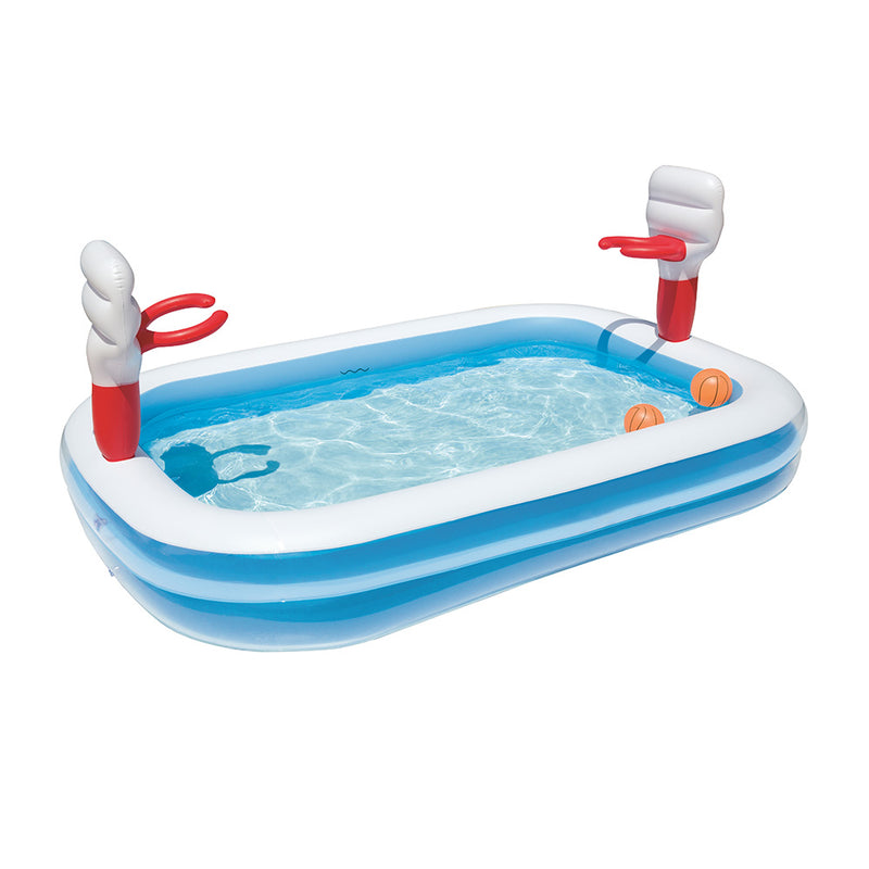 Inflatable Play Pool Kids Pool Swimming Basketball Play Pool