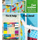 Above Ground Swimming Pool with Mist Shade