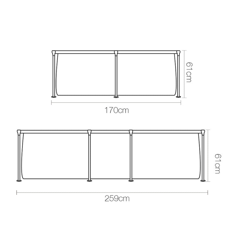 Rectangular Above Ground Swimming Pool