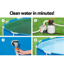 1500GPH Flowclear™ Sand Filter Swimming Above Ground Pool Cleaning Pump