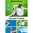 Sand Filter Above Ground Swimming Pool 3000GPH Pools Cleaning Pump