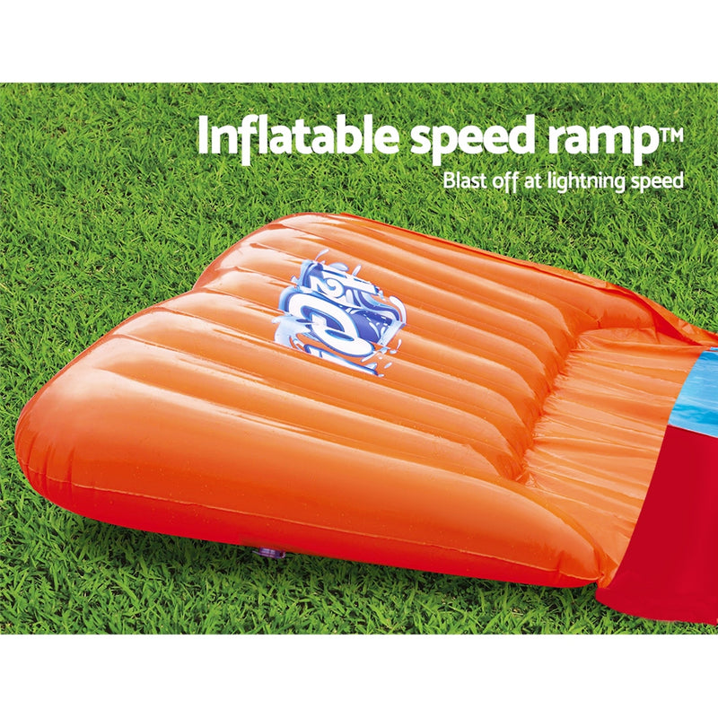 Inflatable Water Slip And Slide Double 5.49m Kids Splash Toy Outdoor