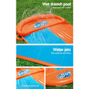 Inflatable Water Slip Slide Double Kids Splash Toy Outdoor Play 4.88M